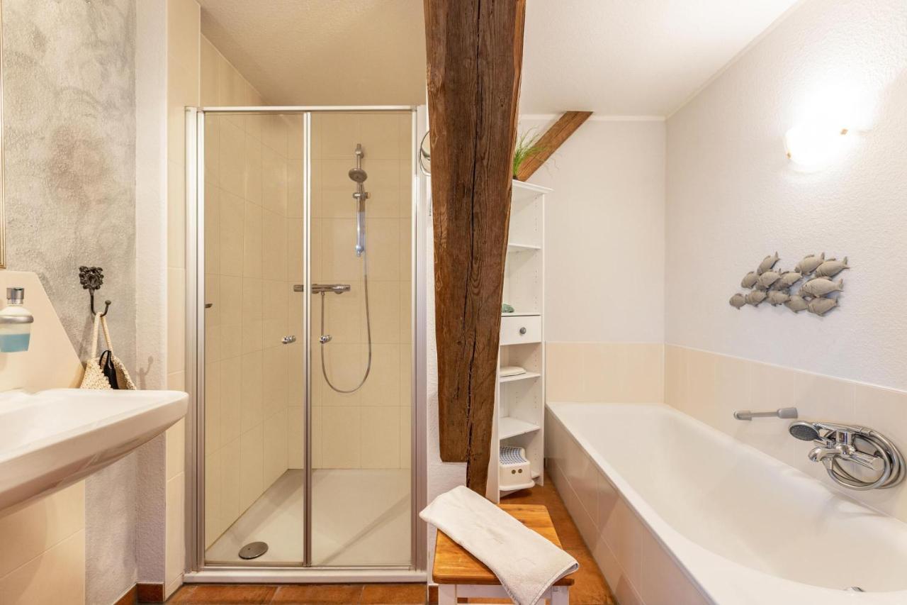 Denkerhof Ferienwohnung Deichblick Reußenköge Bagian luar foto