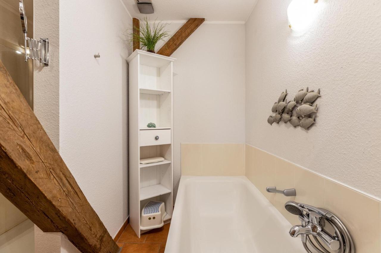 Denkerhof Ferienwohnung Deichblick Reußenköge Bagian luar foto